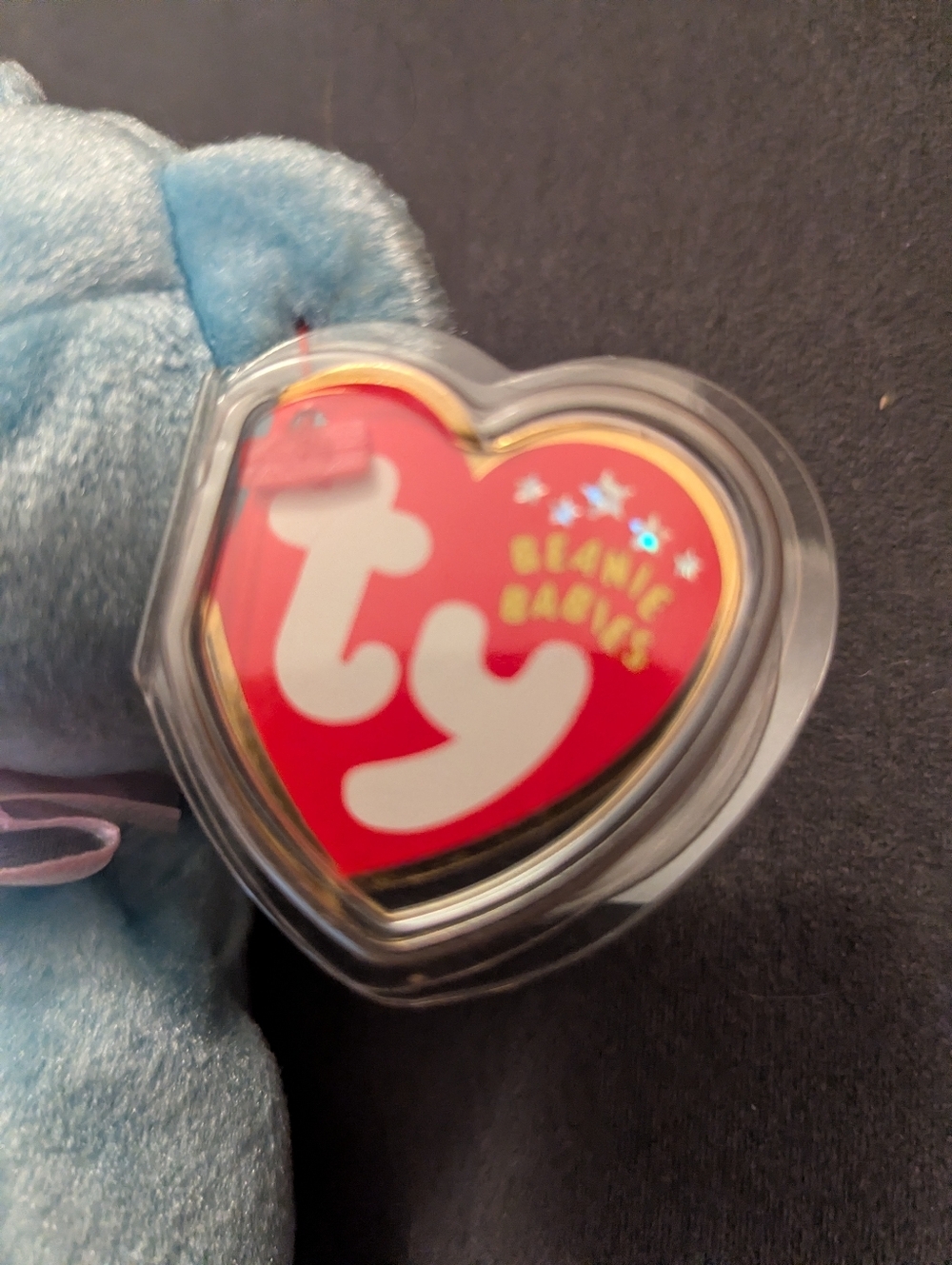 Ty Beanie Baby Eggs II the Bear - 2001 Retired Easter TLC Blue Plush - Picture 8 of 8